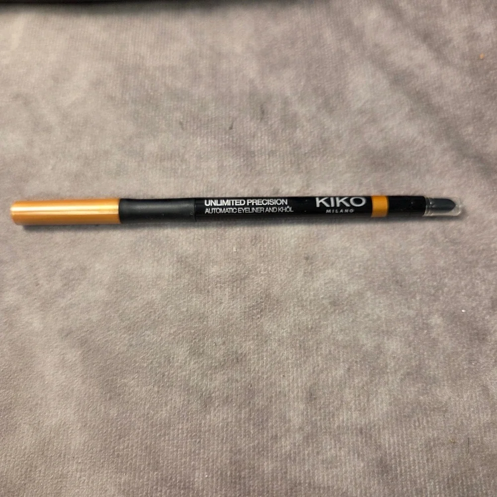 Kiko Milano Unlimited Precision Automatic Eyeliner and Khol 17 Gold 0.01 oz New
